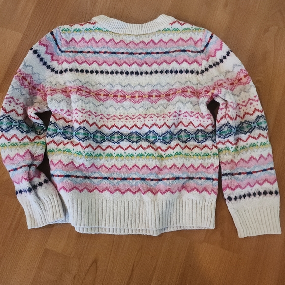 Colorful Patterned Women's Sweater - Picture 7 of 8